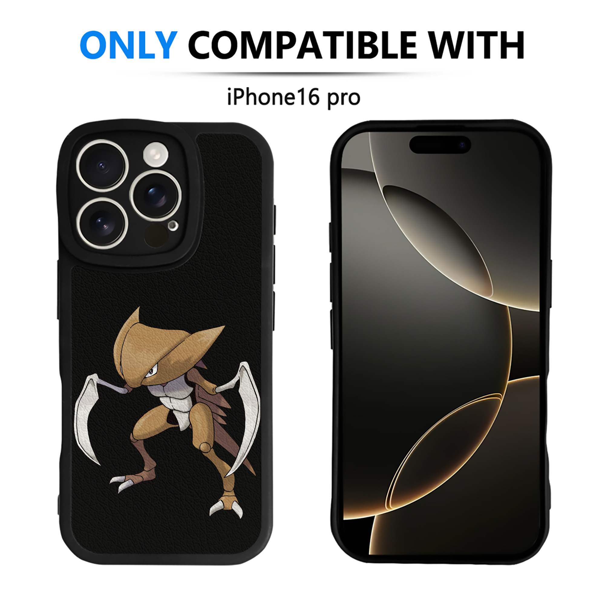 （画像用） ポケットモンスター Pokémon 【iPhone 16シリーズ対応】シリコンスマホケース（レザー調） 材質：シリコン